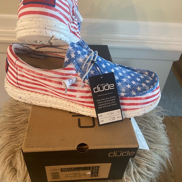Mens Hey Dude Patriotic Stars And 